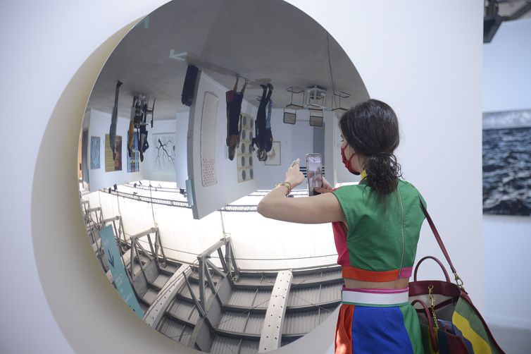 Abertura da 10ª edição da ArtRio, na Marina da Glória, no Rio de Janeiro.