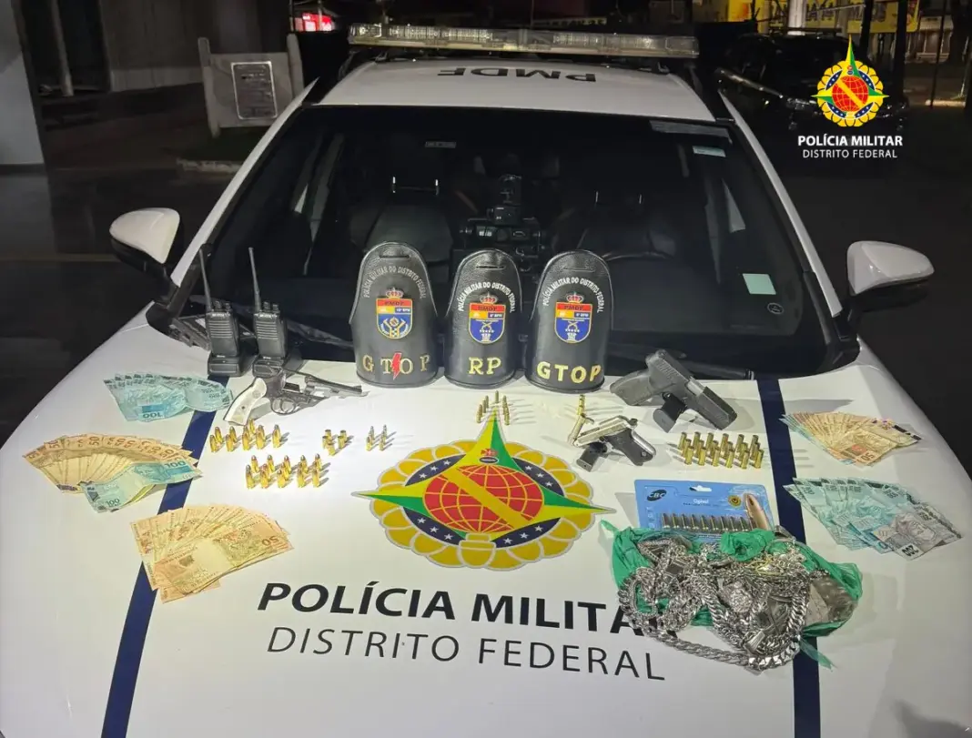 Homem é Detido Após Disparar contra Motoristas de Aplicativo e Ameaçar Policiais em Ceilândia