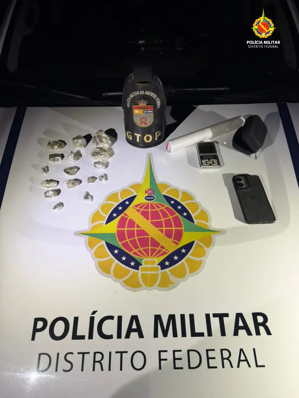 Homem é Detido Pela PMDF por Tráfico de Drogas no Riacho Fundo Ii