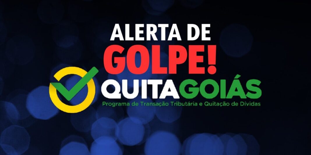 PGE alerta contribuintes sobre golpe Quita Goiás