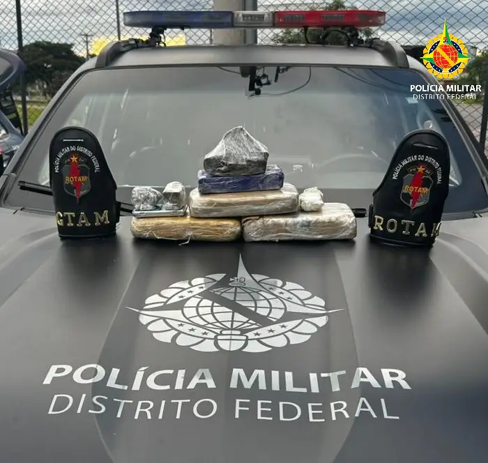 PMDF prende homem por tráfico de drogas e apreende aproximadamente 6 kg de entorpecentes no Recanto das Emas