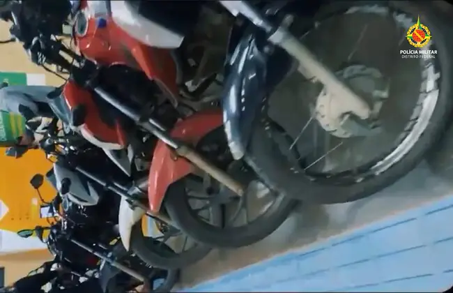 PMDF Remove 10 Motocicletas Durante Oreração contra Circulação Irregular no Metrô de Samambaia