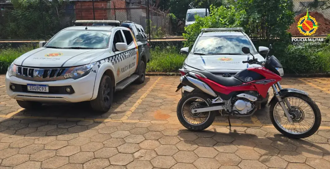 PMDF Recupera Motocicleta Furtada no pôr do Sol