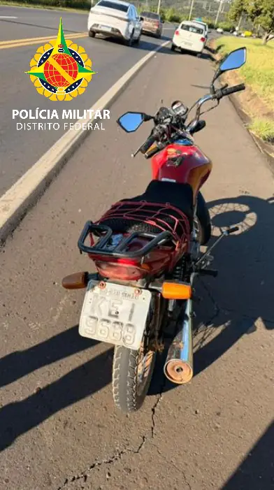 PMDF Prende Condutor por Ameaça e Apreende Motocicleta Adulterada no Paranoá