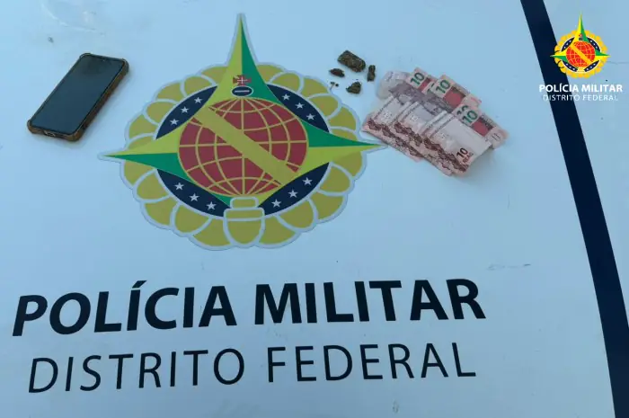 PMDF prende homem suspeito de tráfico de drogas em Ceilândia Norte
