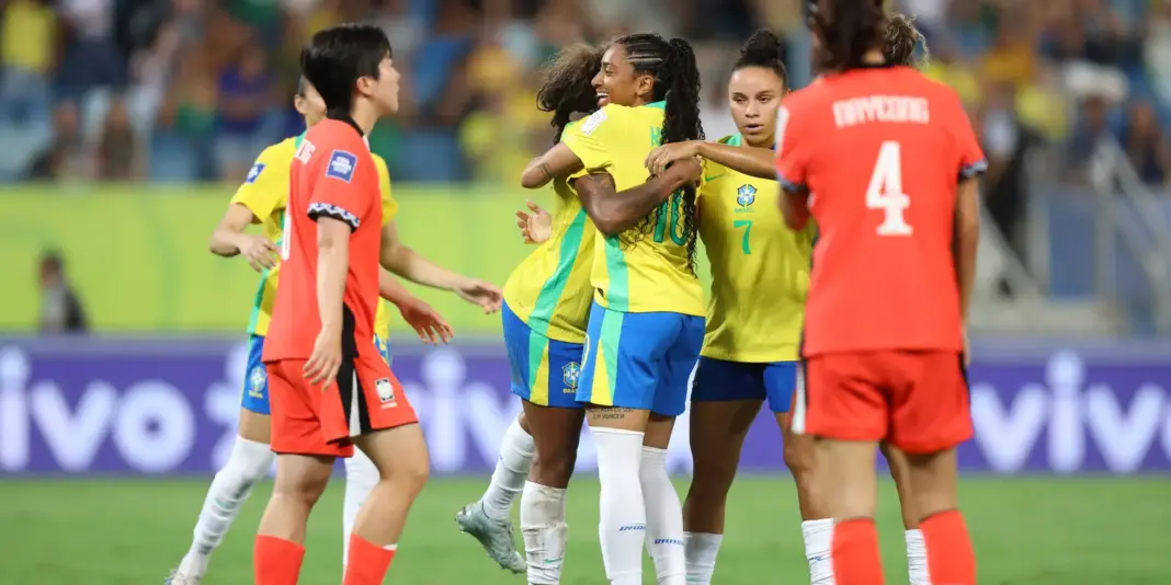 Brasil vence a Coreia do Sul com grande desempenho no FIFA Series com Kerolin