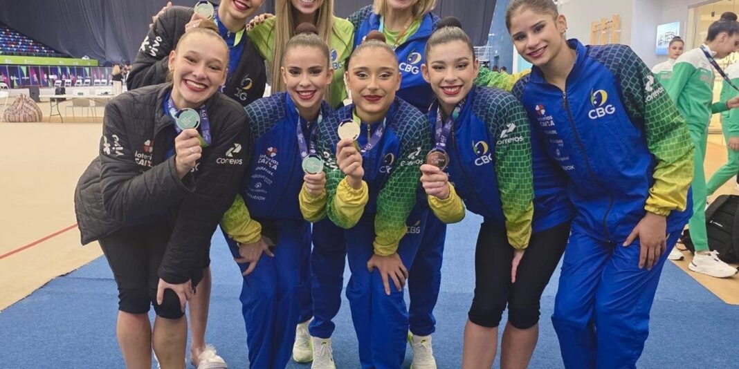 Brasil conquista medalha de prata com nova série de 5 bolas na etapa da Copa do Mundo
