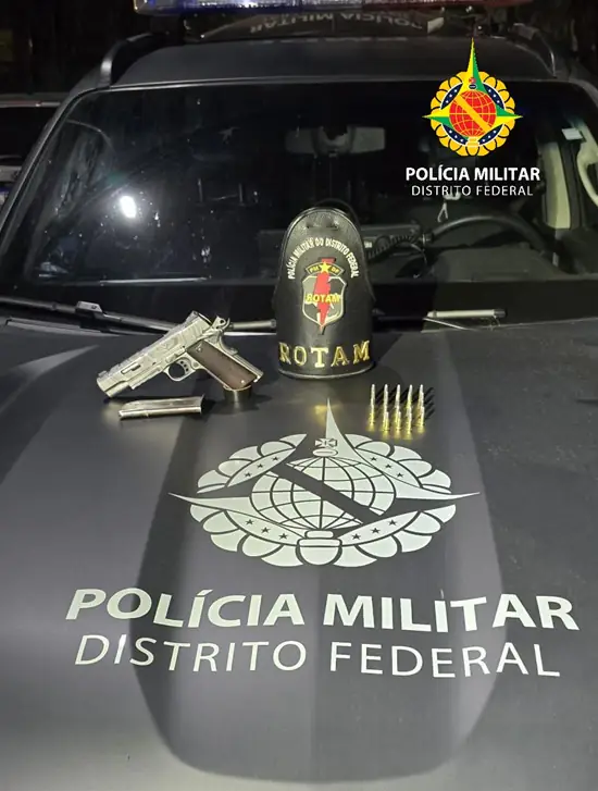 PMDF prende homem por porte ilegal de arma de fogo no P Sul