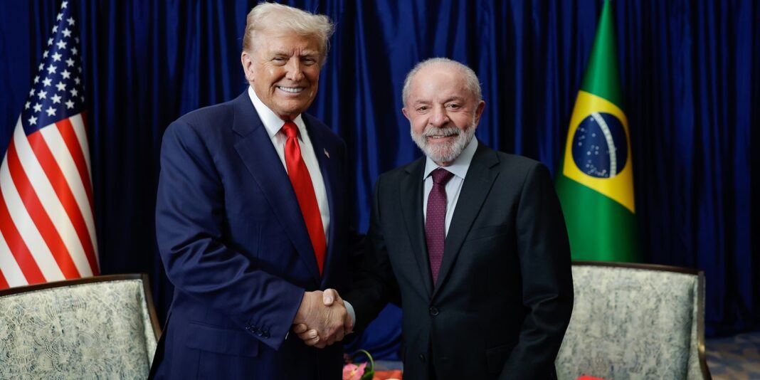 Comércio e crime organizado serão discutidos na reunião entre Lula e Trump