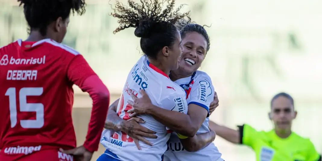 Bahia garante vitória sobre o Inter no primeiro tempo pelo Brasileirão Feminino