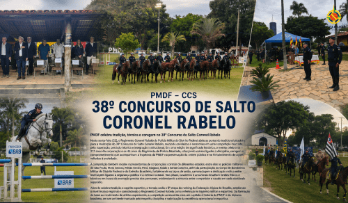 PMDF Celebra Tradição, Técnica e Coragem no 38º Concurso de Salto Coronel Rabelo