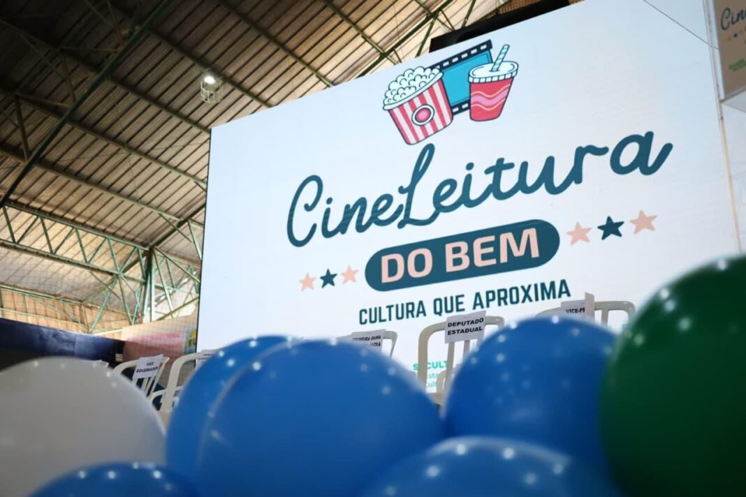 Cine Leitura do Bem é lançado em Jussara, Faina, Araguapaz, Nova Crixás e Crixás