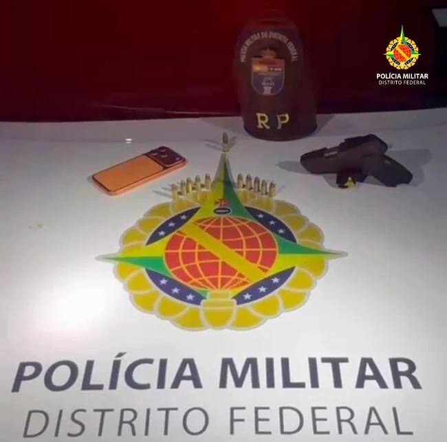 PMDF Apreende Pistola 9mm em Ceilândia