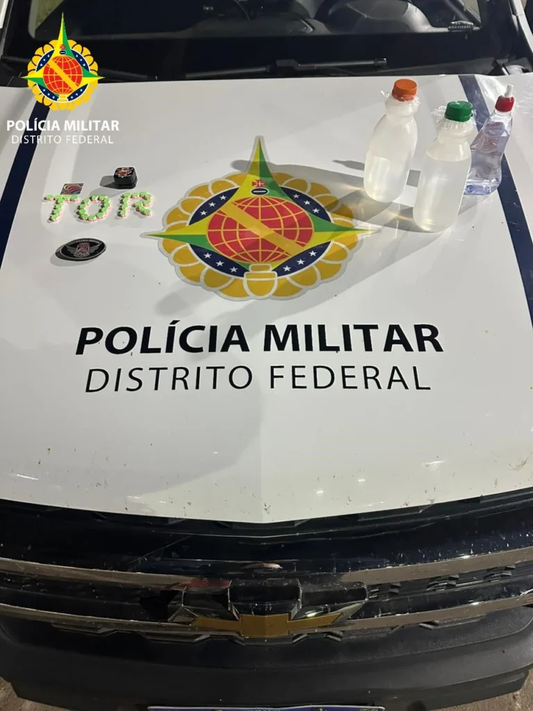 PMDF Prende Traficante e Apreende Drogas Sintéticas no Park Way