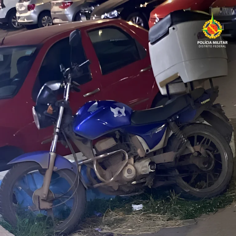 PMDF Recupera Motocicleta Furtada Durante Patrulhamento em Santa Maria