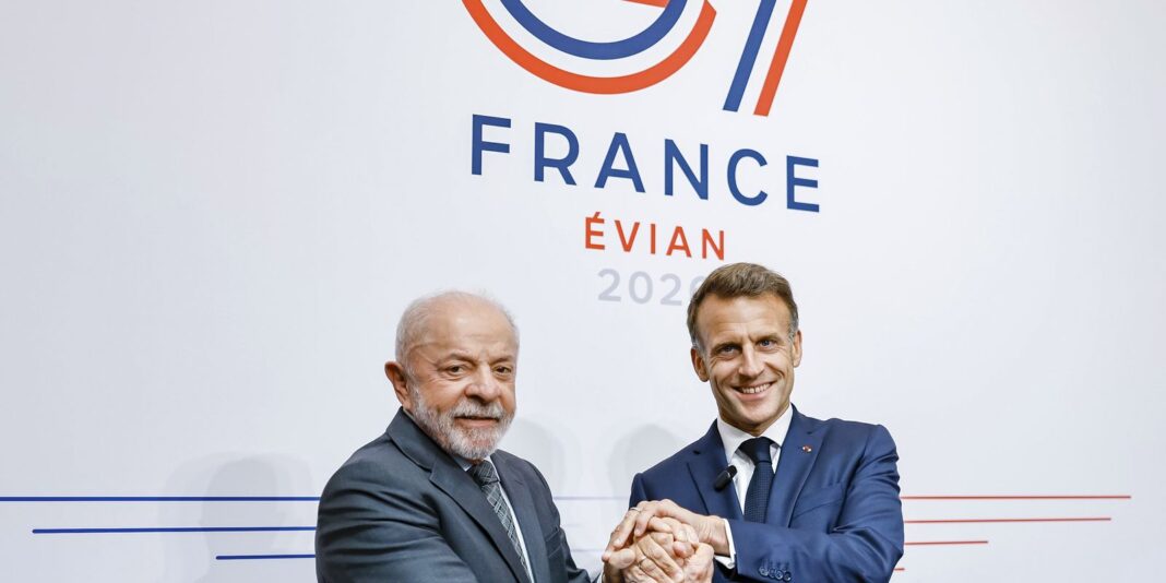 Lula se reúne em encontros bilaterais com presidentes da França e da Suíça