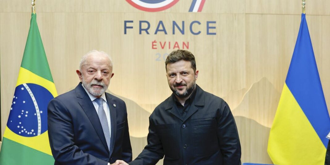 Lula e Zelensky discutem solução diplomática para o conflito entre Ucrânia e Rússia