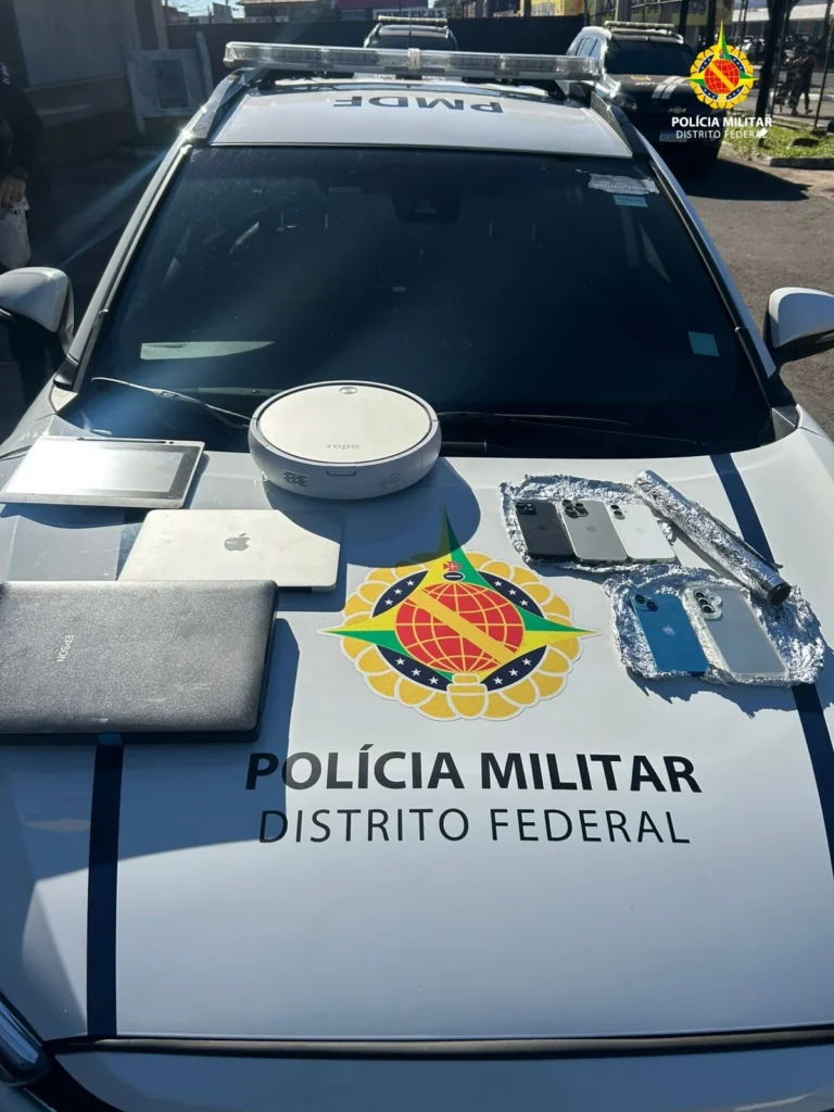 PMDF prende reincidente por receptação que utilizava veículo para ocultar celulares roubados em Ceilândia