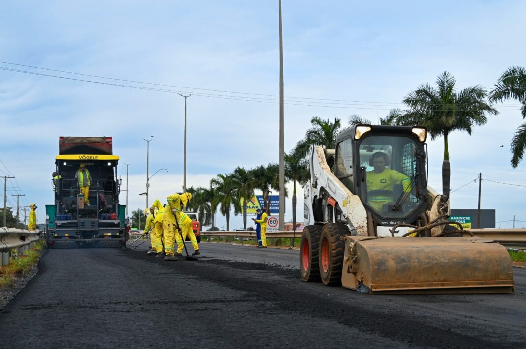 Obras na GO-060 interditam trecho em direção a Trindade