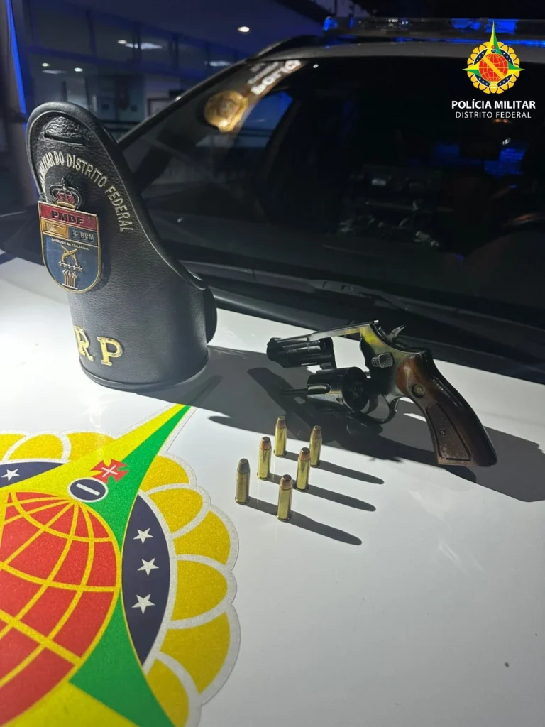 PMDF detém quatro pessoas e apreende arma de fogo em Ceilândia