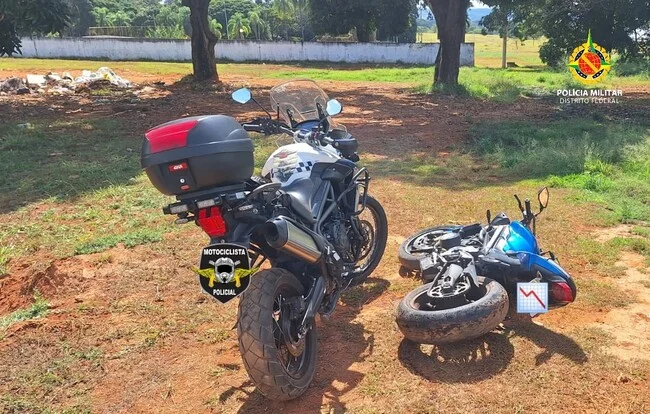 PMDF intercepta motorista com tornozeleira eletrônica após perseguição a mais de 200 km/h na Asa Norte
