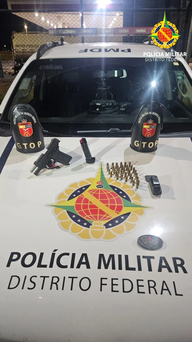 PMDF prende homem por porte ilegal de arma de fogo em Taguatinga