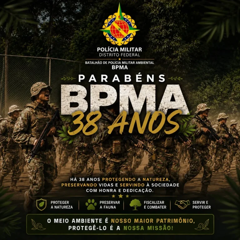 Batalhão de Polícia Militar Ambiental Comemora 38 Anos de Compromisso com a Preservação Ambiental