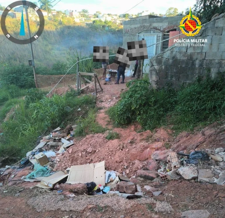 PMDF Identifica Obra Irregular e Registra TCO por Crime Ambiental em Arniqueiras
