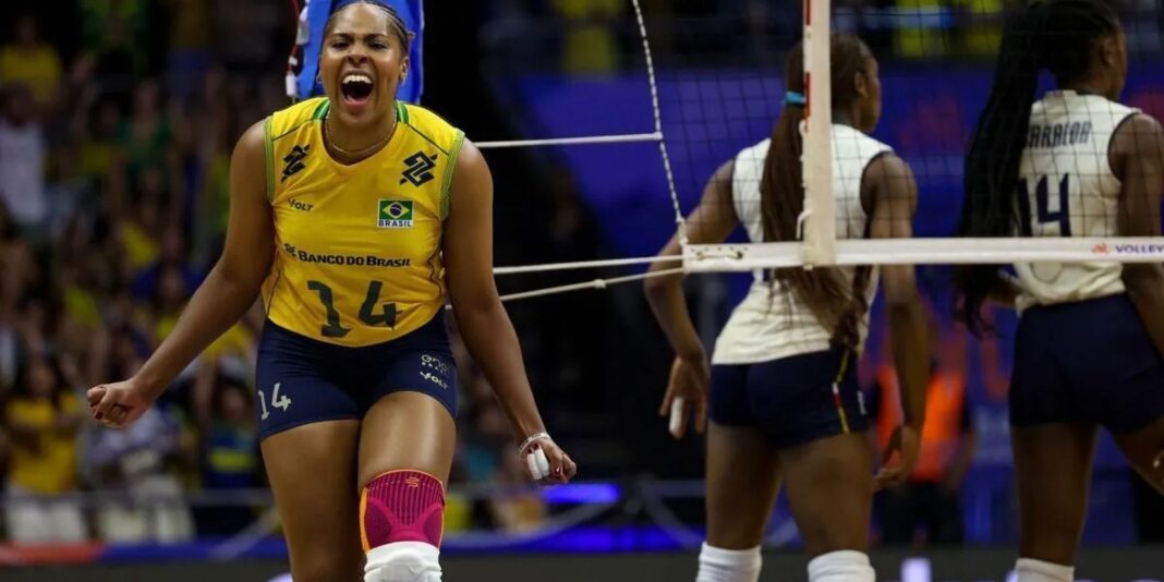Brasil supera Itália por 3 sets a 2 na Liga das Nações