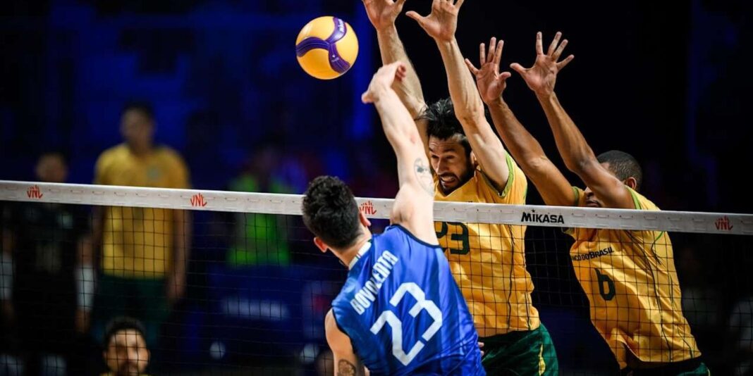 Vôlei: Brasil é derrotado pela Itália e registra seu segundo revés na Liga das Nações