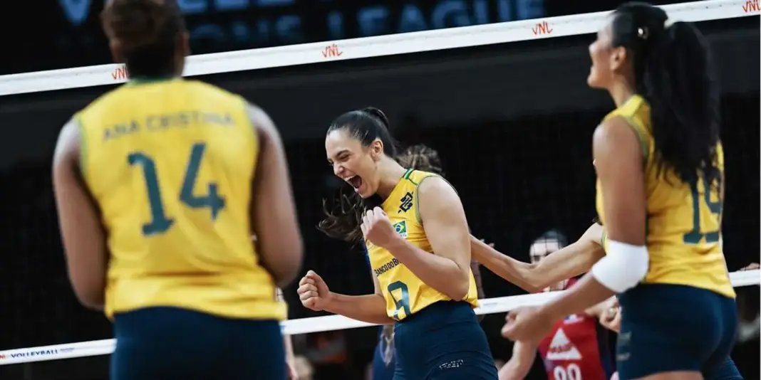 Brasil vence França e mantém invencibilidade na Liga das Nações feminina