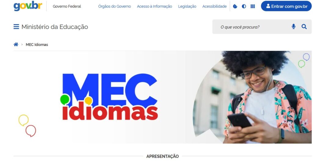 MEC Idiomas lança plataforma que oferece cursos gratuitos de inglês e espanhol