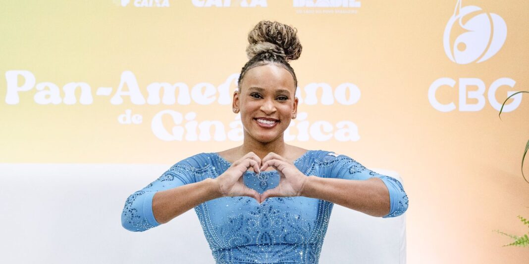 Rebeca Andrade conquista medalha de ouro no Pan-Americano de ginástica artística