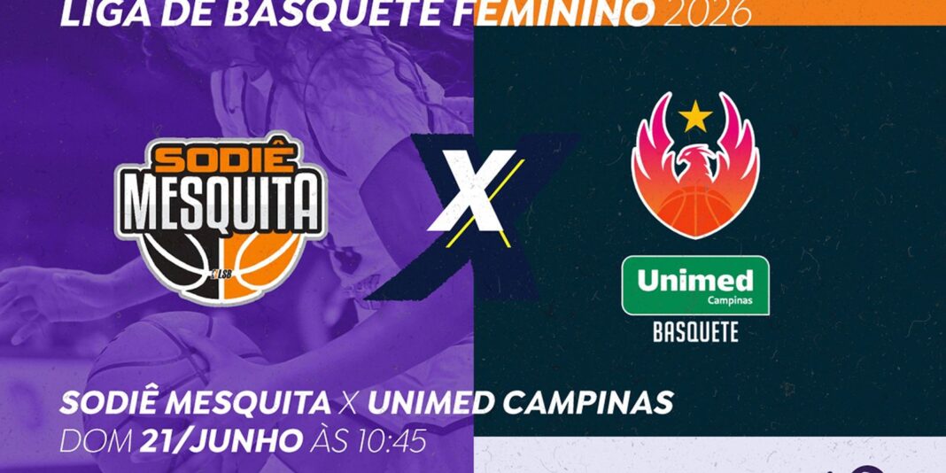 LBF: TV Brasil transmite partida entre Sodiê Mesquita e Unimed Campinas no domingo