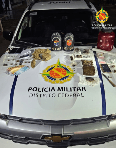 PMDF Desarticula Ponto de Tráfico de Drogas e Detém Seis Pessoas em Operação Conjunta na Ceilândia