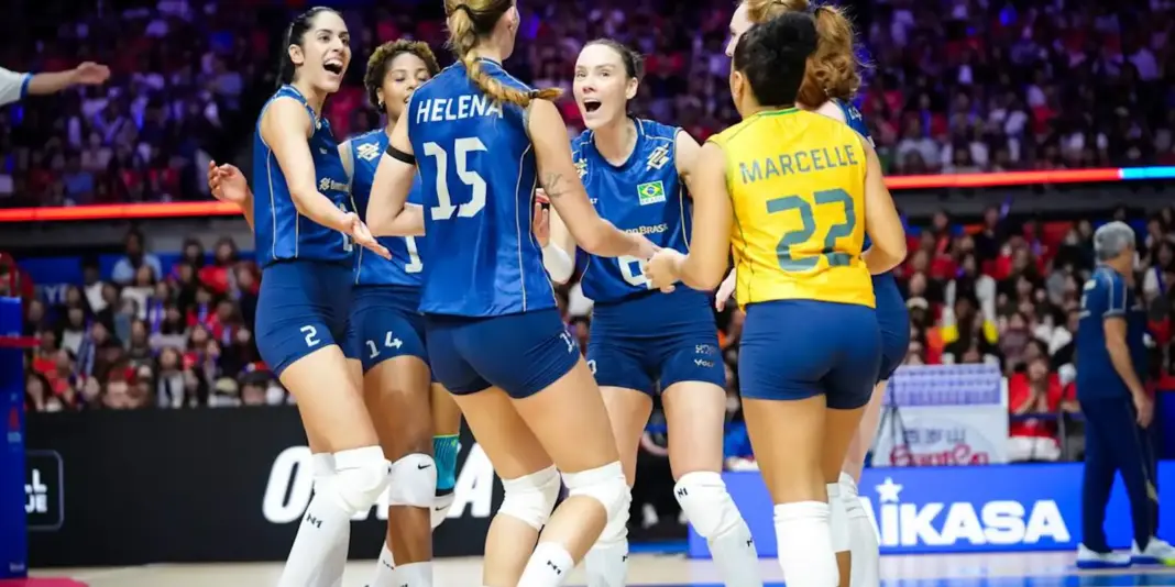 Brasil vence Japão na abertura da 3ª semana da Liga das Nações