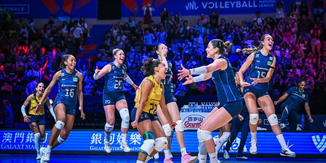 Brasil supera Itália e enfrentará Turquia na final da Liga das Nações