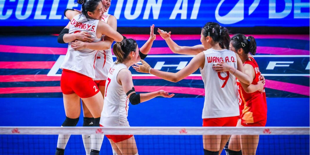 China avança para a semifinal da Liga das Nações de Vôlei Feminino ao derrotar os EUA