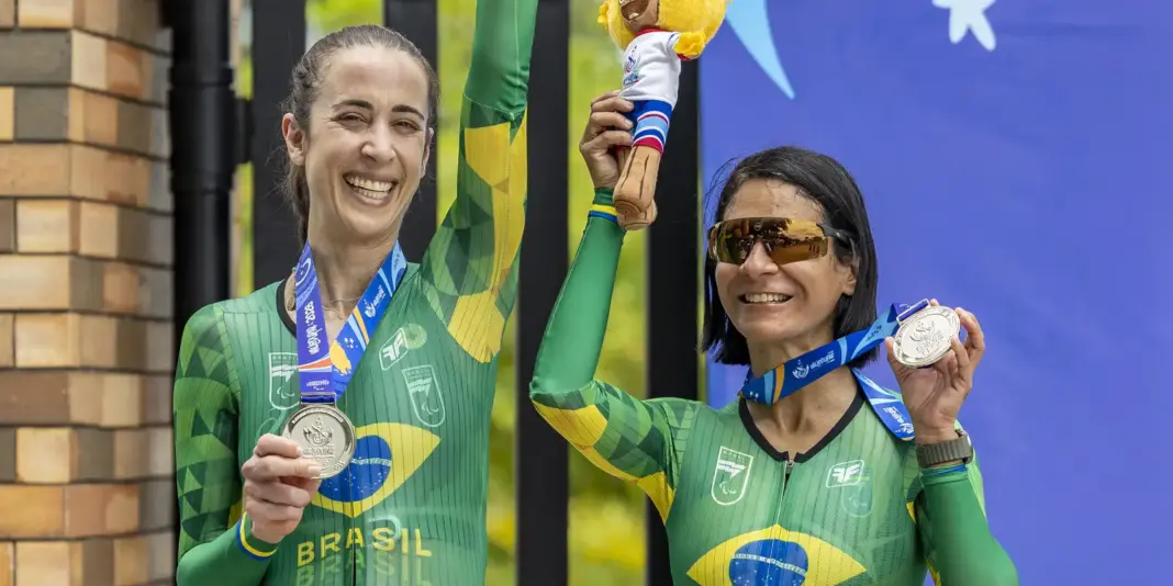 Atleta de destaque no atletismo conquista medalha nos Jogos Parasul-Americanos de ciclismo