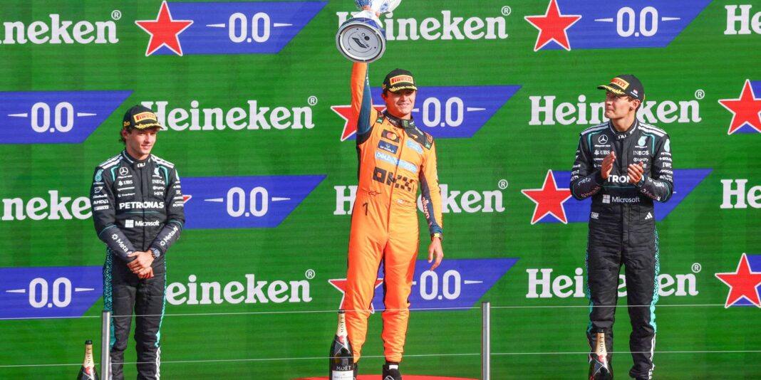 Lando Norris conquista a vitória no GP da Holanda e alcança seu segundo triunfo consecutivo na F1