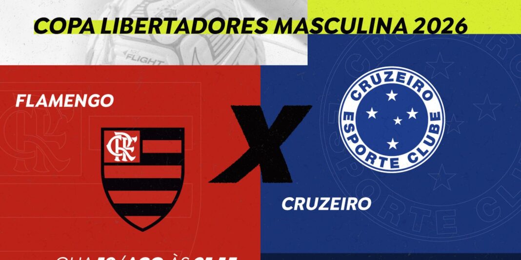 Rádio Nacional transmite Flamengo x Cruzeiro nas oitavas de final da Libertadores