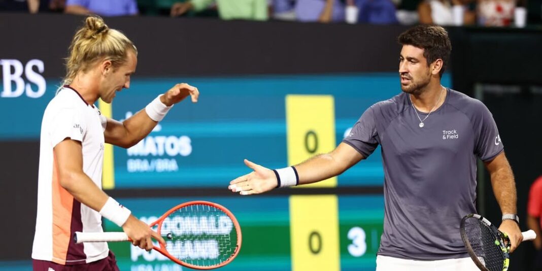 Rafael Matos e Orlando Luz avançam para as semifinais de duplas no ATP de Cincinnati