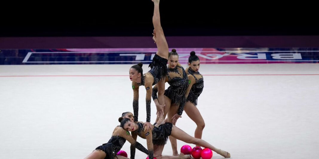Brasil conquista medalha de bronze na ginástica rítmica e assegura vaga para Los Angeles 2028