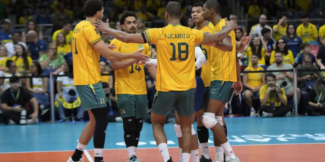 Brasil derrota Venezuela e garante vaga no Mundial de Vôlei Masculino